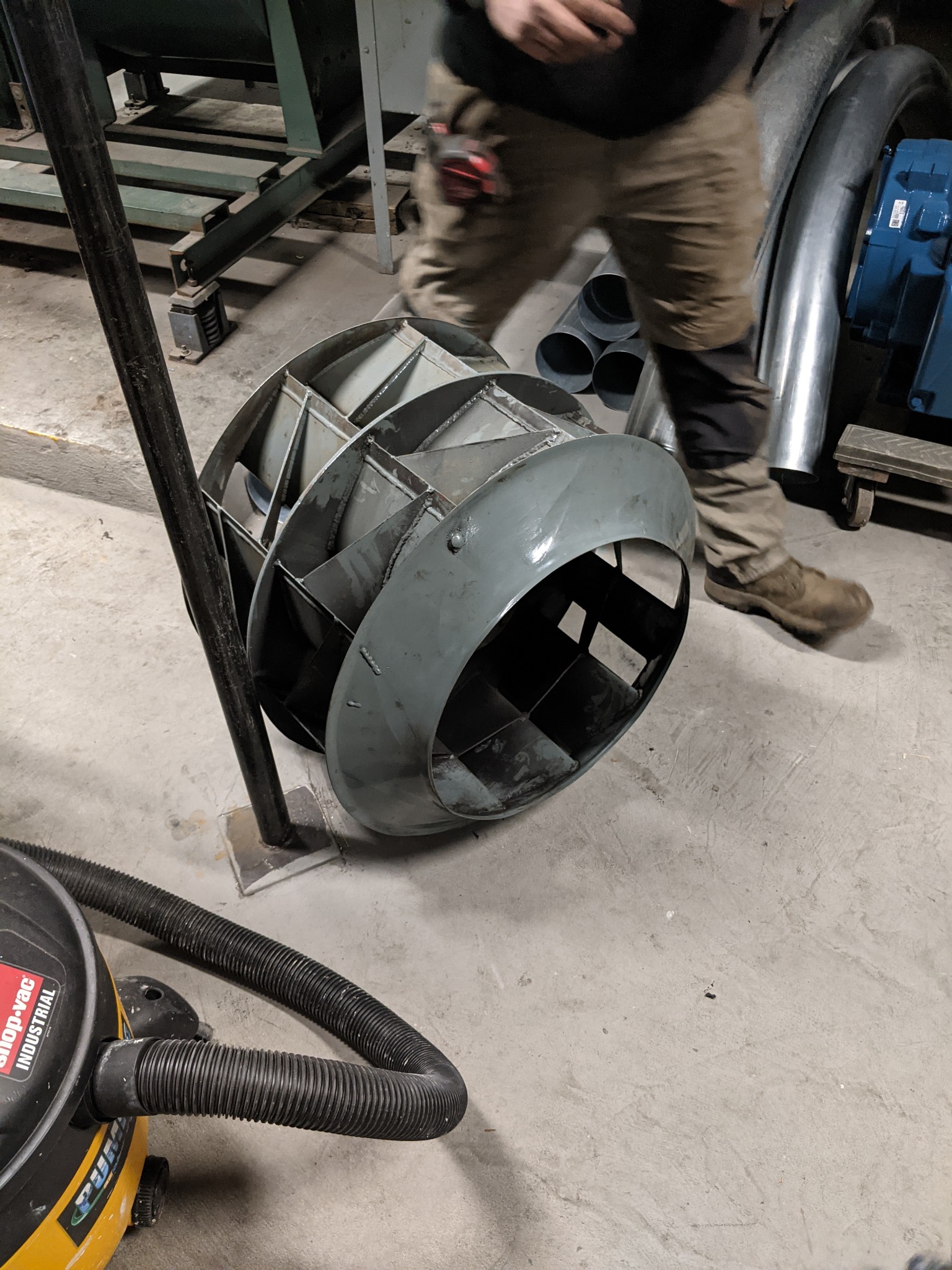 Industrial impeller from an actual LBS field job